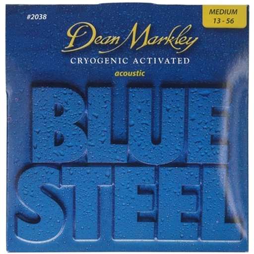 Dean Markley DM2038 Blue Steel Medium Acoustic Guitar Strings