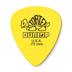 Dunlop 418P73 - 12 Pack .73mm Yellow Tortex Standard Picks