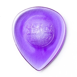 Dunlop 475P20 6 Pack 2.0mm Big Stubby Purple Picks