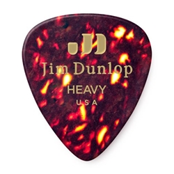 Dunlop 483PHV 12 Pack Heavy Shell Celluloid Picks