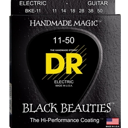DR Music BKE11 Black Beauty Heavy Electric Guitar Strings