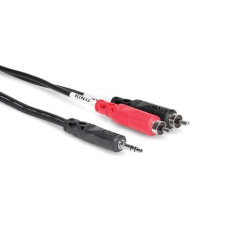 Hosa Stereo Breakout 3.5mm TRS to Dual RCA