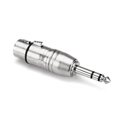 Hosa Adaptor XLR3 Female to 1/4" Male TRS