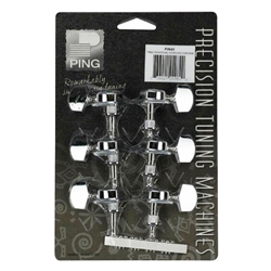 Ping P2642 6 Piece Acoustic Guitar Chrome Covered Tuning Machines