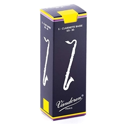 Vandoren Traditional Bass Clarinet Reeds Strength 2 Box of 5