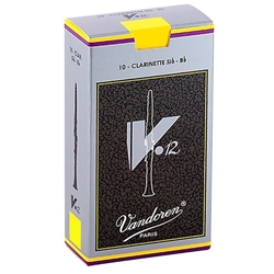 Vandoren V12 Bb Clarinet Reeds Strength 3.5 Box of 10