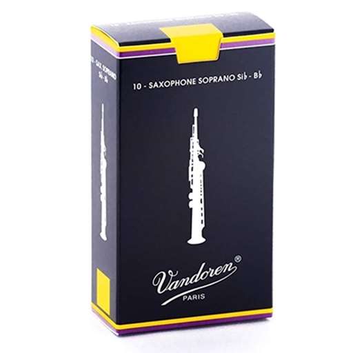 Vandoren Soprano Sax Reeds Strength 2.5 Box of 10