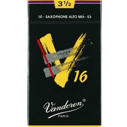 Vandoren V16 Alto Saxophone #3.5 Reeds Box of 10