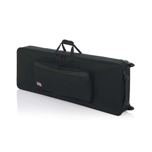 Gator GK76 76-key Lightweight Rigid Foam Keyboard Case with Wheels