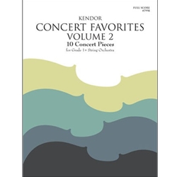 Kendor various                Kendor Concert Favorites Volume 2 - 2nd Violin