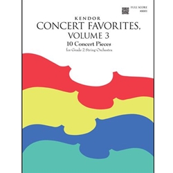 Kendor Concert Favorites Volume 3 - Cello