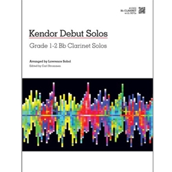 Kendor Debut Solos - Bb Clarinet - Solo Book with MP3s