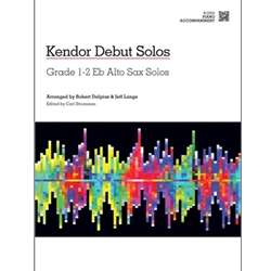 Kendor Debut Solos - Eb Alto Sax - Piano Accompaniment