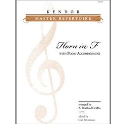 Kendor Master Repertoire - Horn in F Solo with Piano Accompaniment
