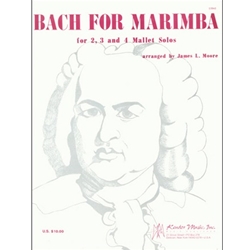 Kendor Bach Moore J  Bach For Marimba