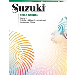 Alfred    Suzuki Cello School Volume 9 - Cello Part | Piano Accompaniment