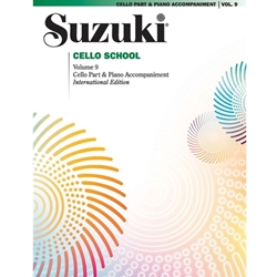 Alfred    Suzuki Cello School Volume 9 - Cello Part | Piano Accompaniment