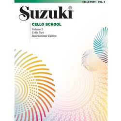 Alfred    Suzuki Cello School Volume 3 International Edition