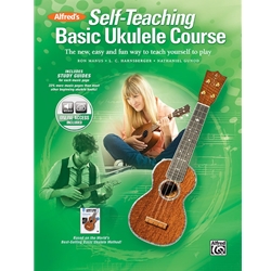Alfred Alfred's Self-Teaching Basic Ukulele Method Book / CD