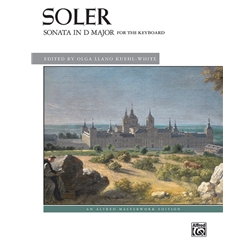 Alfred Soler P A            Kuehl-White  Soler - Sonata in D Major - Piano Solo Sheet