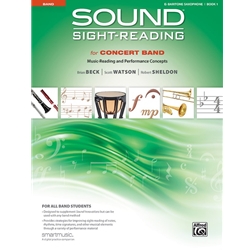 Alfred Beck/Watson/Sheldon    Sound Sight-Reading for Concert Band Book 1 - Baritone Saxophone