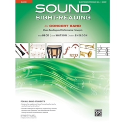 Alfred Beck/Watson/Sheldon    Sound Sight-Reading for Concert Band Book 1 - Baritone Bass Clef