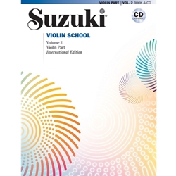 Alfred Suzuki S  Hahn | Zhu Suzuki Violin School Volume 2 International Edition - Violin Book | CD