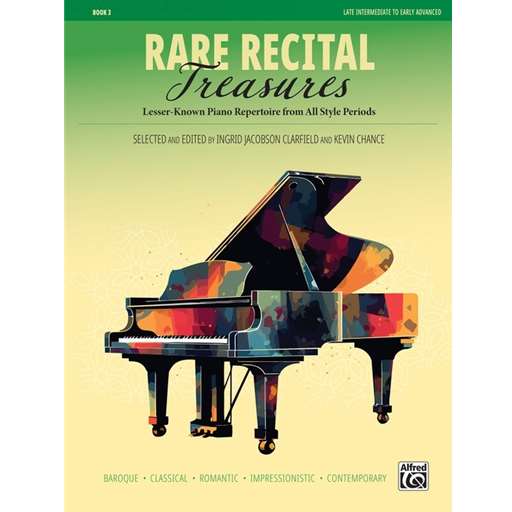 Rare Recital Treasures, Book 3 - Piano