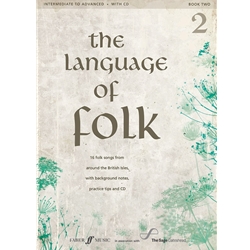 Faber    Language Of Folk - Book 2 - Book/CD - Vocal