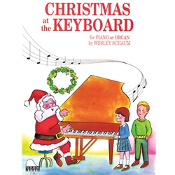 Schaum  Schaum, Wesley 1105 Christmas at the Keyboard Level 1 (Elementary Level)