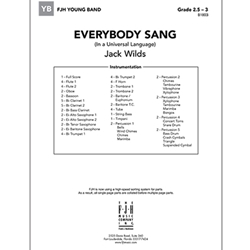 FJH Wilds J   Everybody Sang - Concert Band