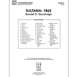 FJH Standridge R   Sultana: 1865 - Concert Band