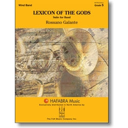 FJH Galante R   Lexicon of the Gods - Concert Band