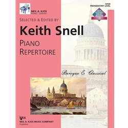 Kjos Keith Snell Snell  Piano Repertoire Baroque & Classical - Prep