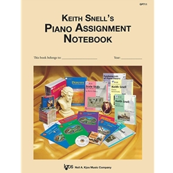 Keith Snell's Piano Assignment Notebook