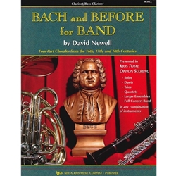 Kjos Newell D   Bach And Before For Band - Clarinet / Bass Clarinet