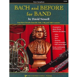 Kjos Newell D   Bach And Before For Band - Tenor Saxophone