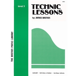 Kjos Bastien   Bastien Piano Library - Technic Lessons Level 3