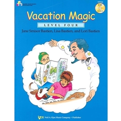 Kjos Bastien/Bastien/Bastien        Vacation Magic Level 4 - Book | CD