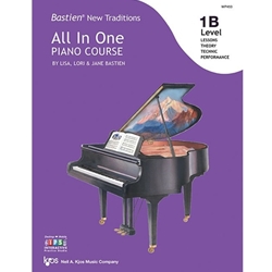 Kjos Bastien   Bastien New Traditions All In One Piano Course Level 1B