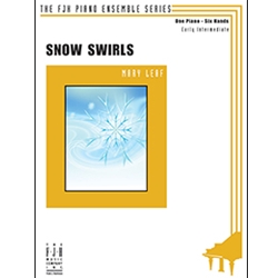 FJH Leaf M               Mary Leaf  Snow Swirls for One Piano / Six Hands