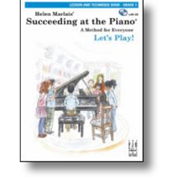 FJH Marlais Helen Marlais  Succeeding at the Piano - Lesson & Technique Book - 3 Book/CD