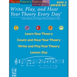 FJH Marlais/O'Dell/Avila Helen Marlais  Write Play and Hear Your Theory  Every Day Book 4 Answer Key