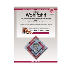 Carl Fischer Wohlfahrt F Aiqouni K Rachel Barton Pine Foundation Studies for Violin Book 2 - Violin / DVD