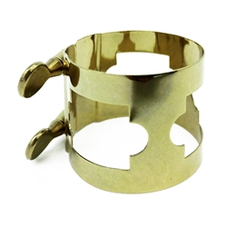 Amplate Bari-Sax Ligature Gold Lacquer