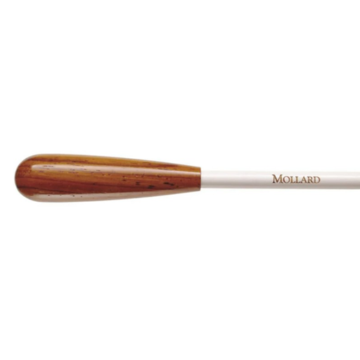 Mollard 12" Director Baton Rosewood Handle White Shaft