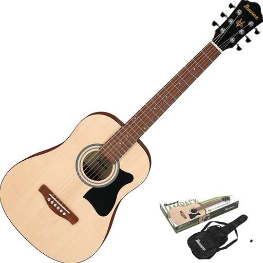Ibanez IJV30 Jampack 3/4 Size Acoustic Guitar Package with Bag and Tuner