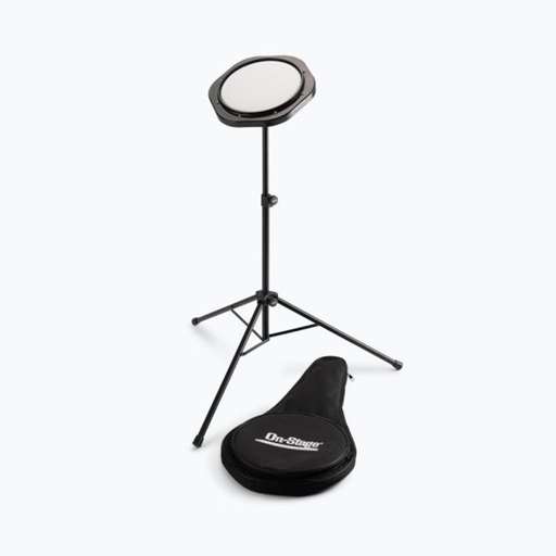 On Stage Drum Practice Pad with Stand and Bag
