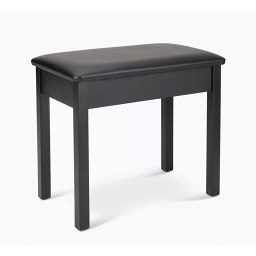 On Stage KB8902B Flip Top Black Piano Bench