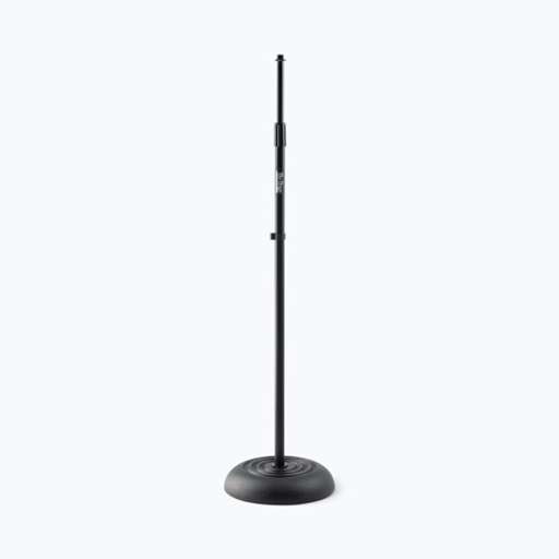 On Stage Black Round Base Microphone Stand